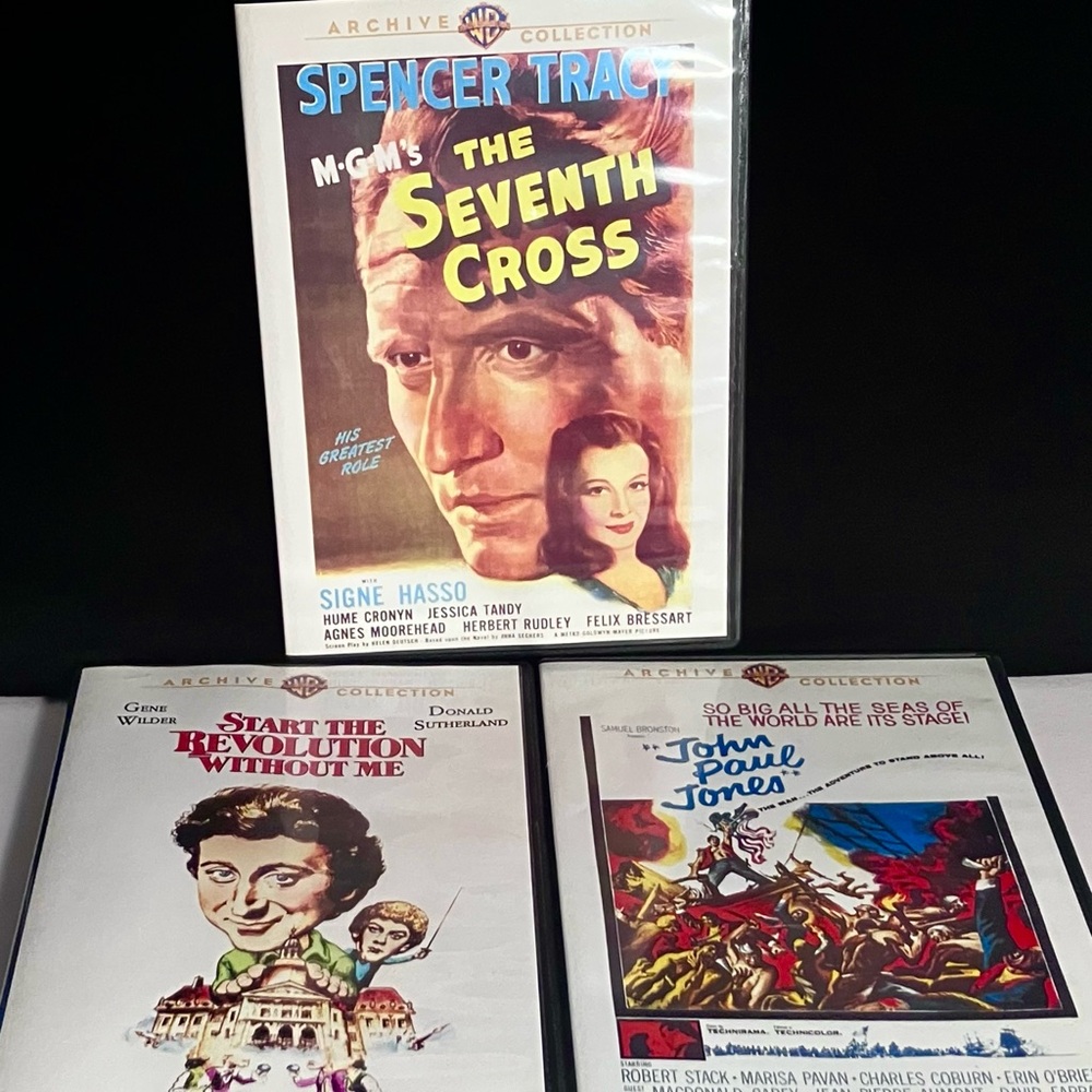 3 WARNER ARCHIVE DVDs / Spencer Tracy, GENE WILDER, Robert Stack, BETTE DAVIS